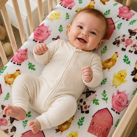 Pasture Pals Mini Crib Sheet